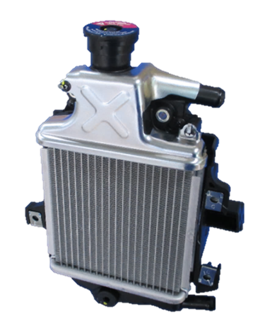 スクータ用ビルトインラジエータ