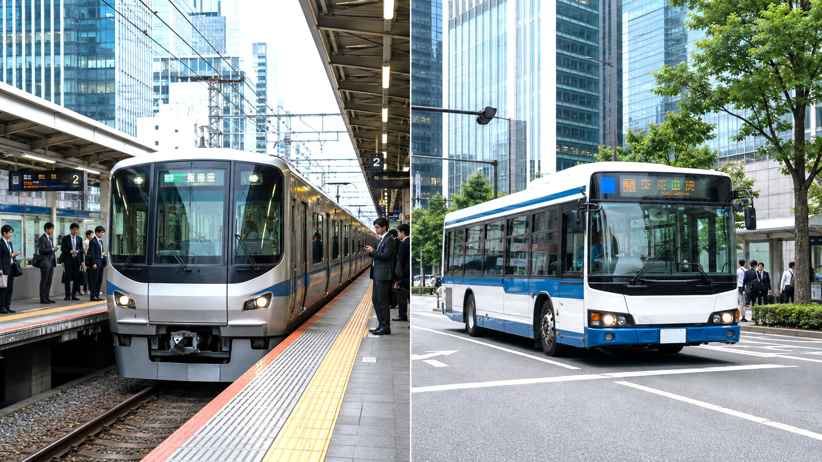 電車・バス通勤